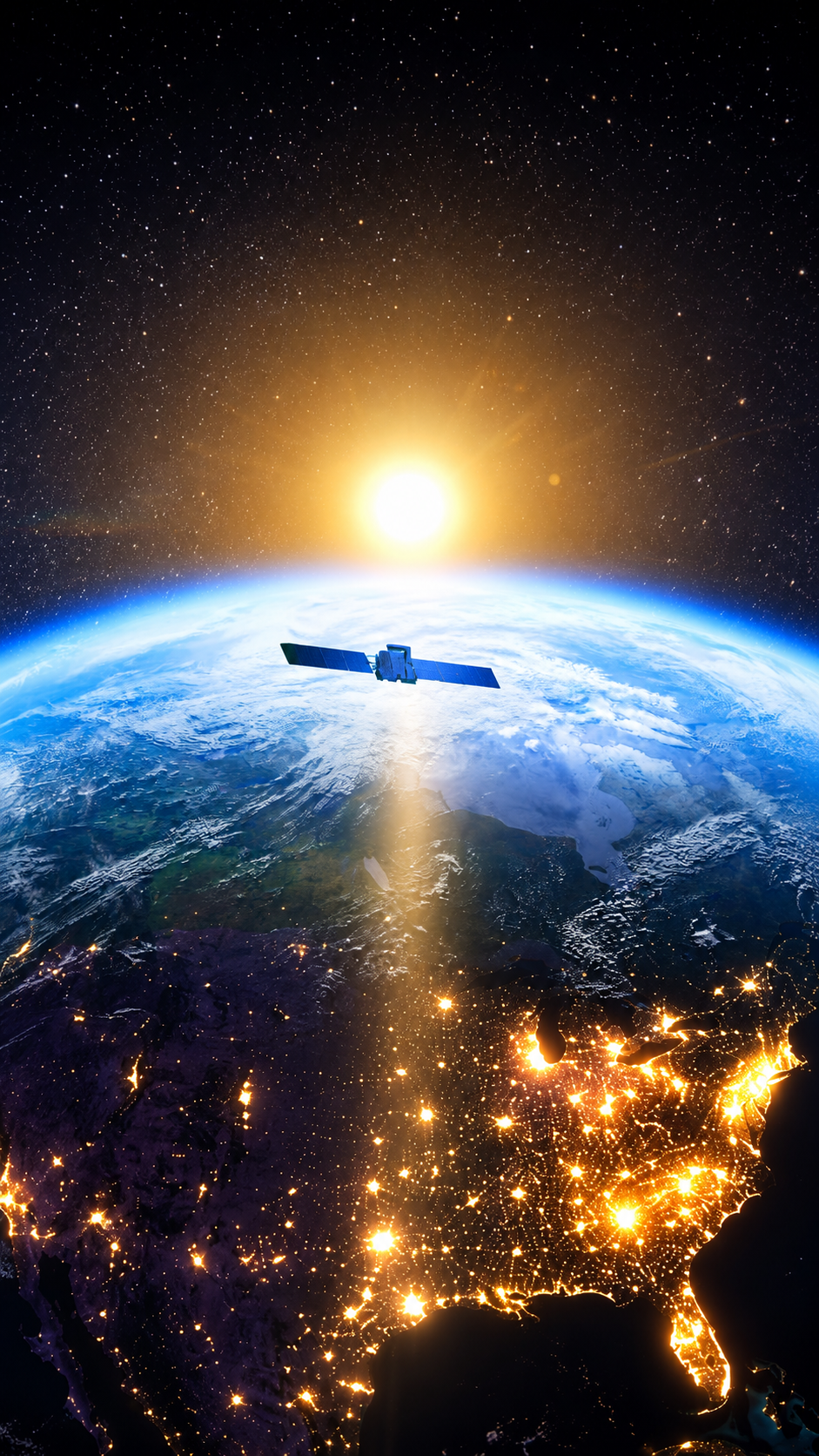 Satellites are solar powered